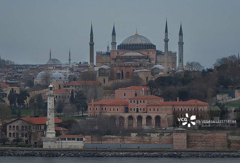 伊斯坦布尔圣索菲亚大清真寺图片素材