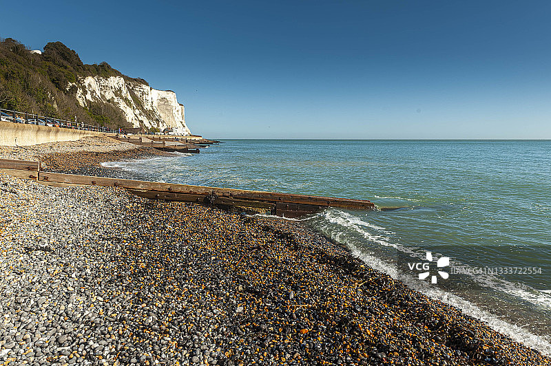 英国肯特郡圣玛格丽特湾图片素材