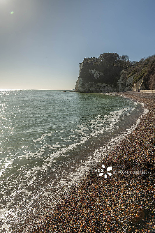 英国肯特郡圣玛格丽特湾西景图片素材