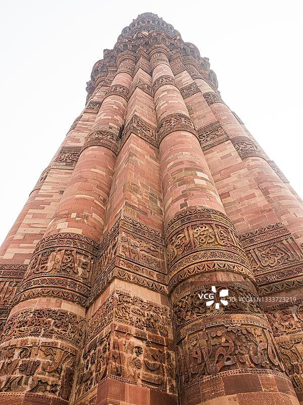 印度德里梅赫劳利考古公园顾特卜塔建筑群图片素材