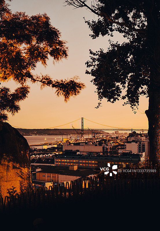 里斯本清晨的街道图片素材