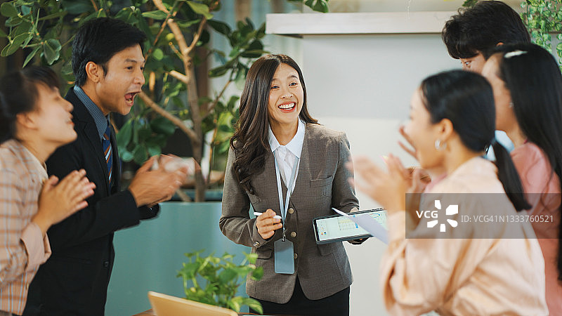 商业金融与团队合作概念图片素材