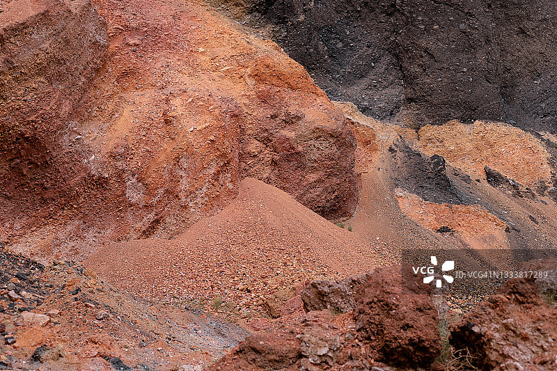 矿渣堆图片素材