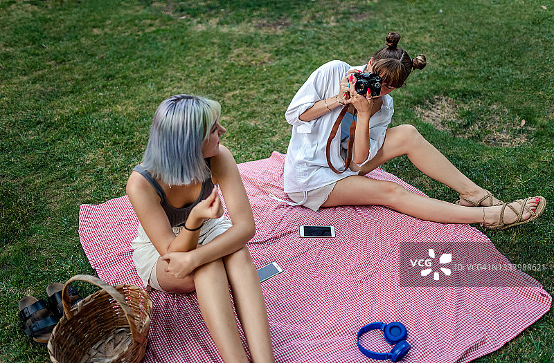 拍摄最好的朋友图片素材