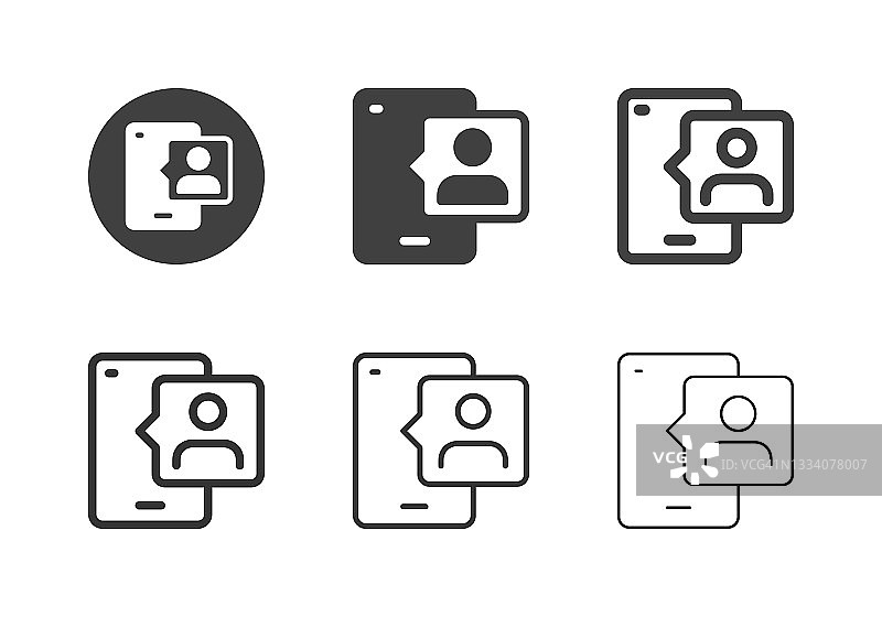 移动用户资料图标系列图片素材