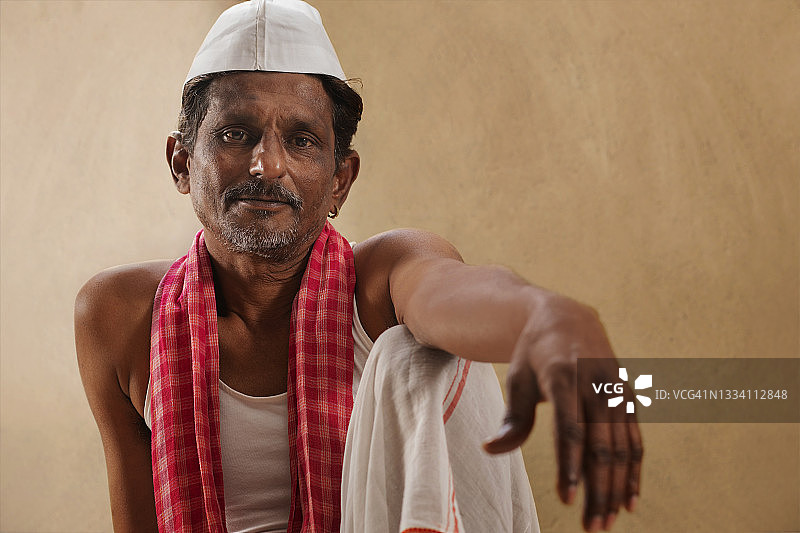 农民的肖像图片素材