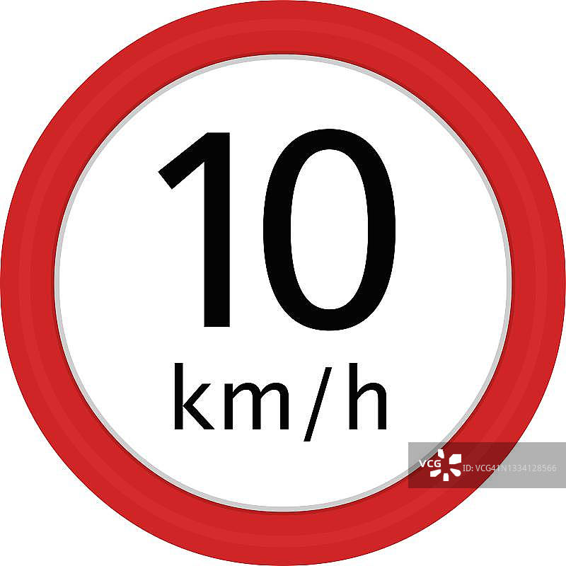 时速20公里/小时的经典符号表情矢量图图片素材