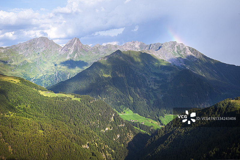 蒂梅尔斯约赫山口的风景图片素材