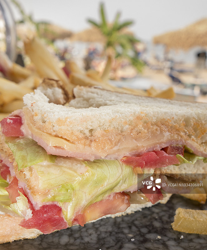 劣质三明治图片素材