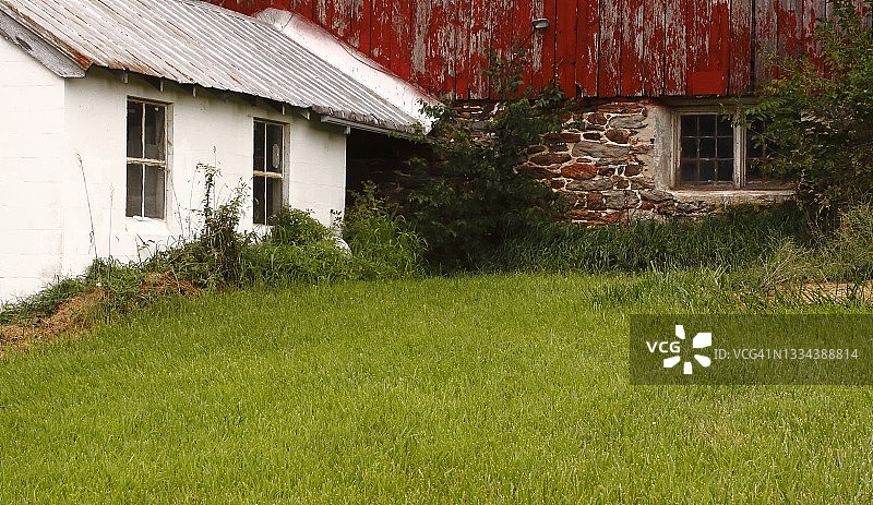 废弃的老农舍图片素材