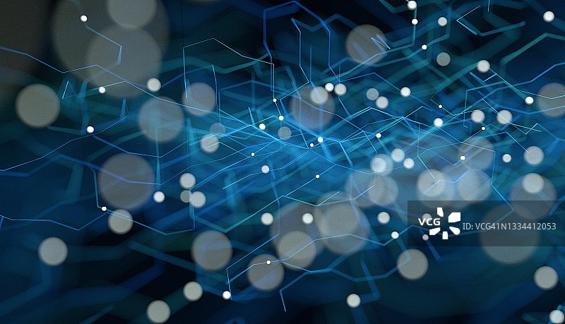 科技感蓝色背景图片素材