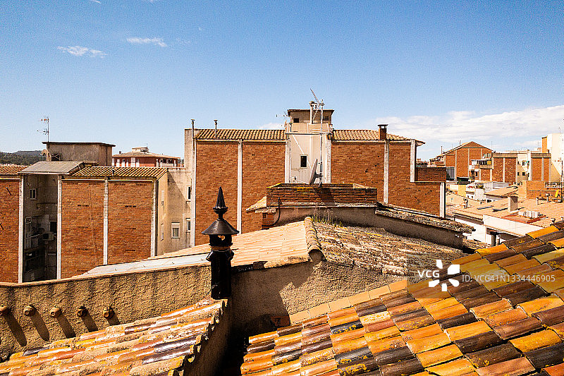 屋顶景观图片素材