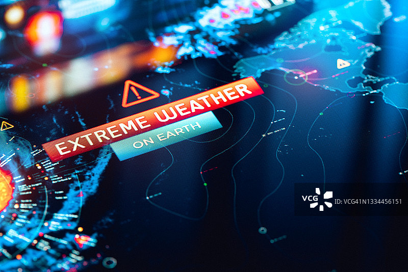 地球上的极端天气背景图片素材