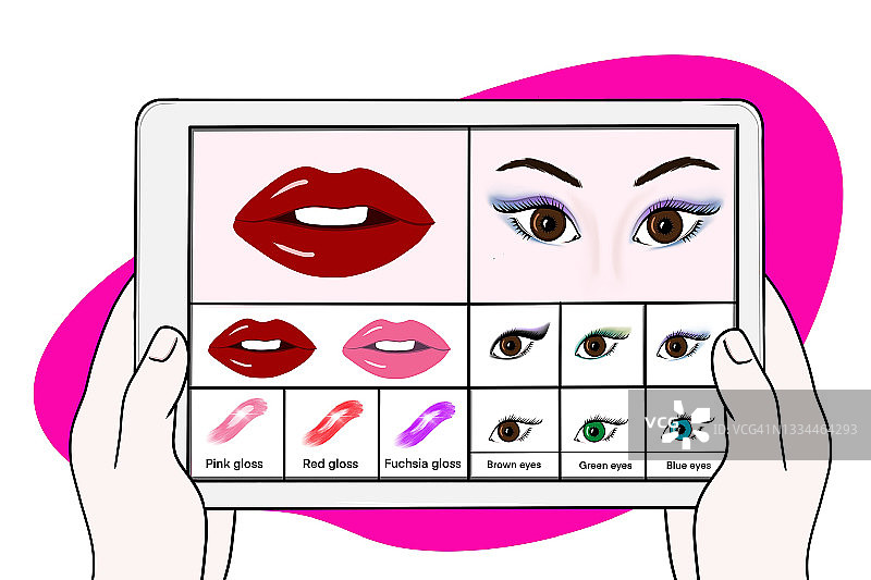 美妆应用图片素材