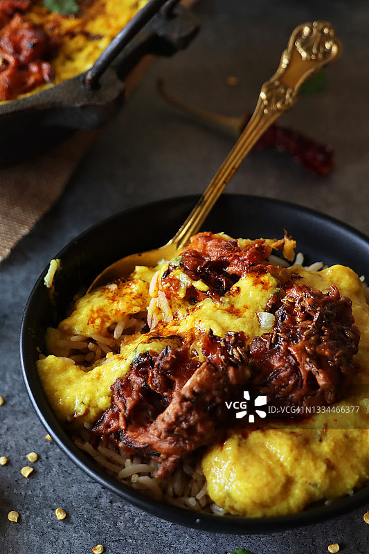 旁遮普咖喱蔬菜餐图片素材