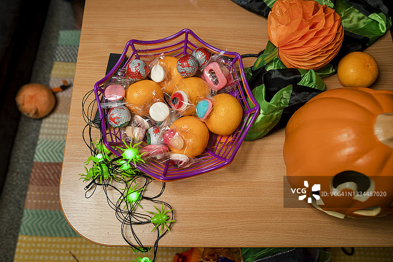 万圣节糖果一览图片素材