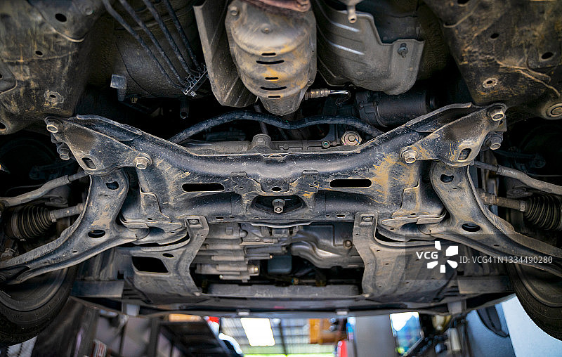 汽车悬架的维护图片素材