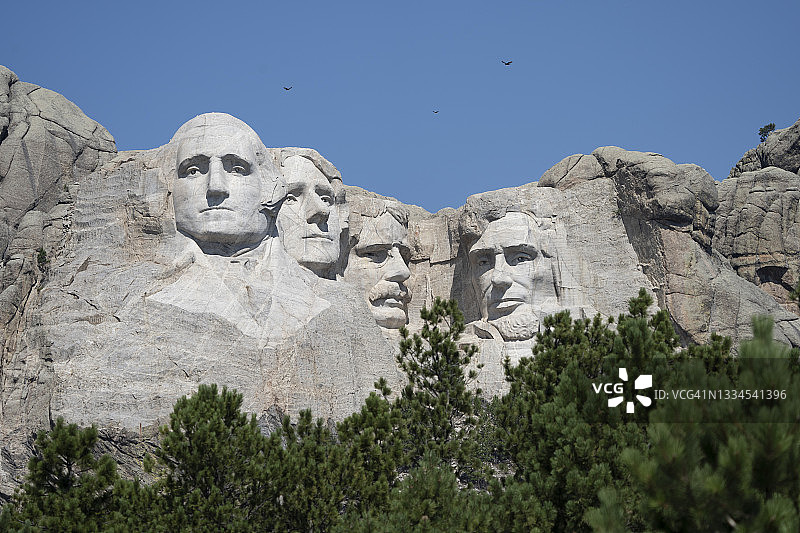 拉什莫尔山国家纪念地图片素材