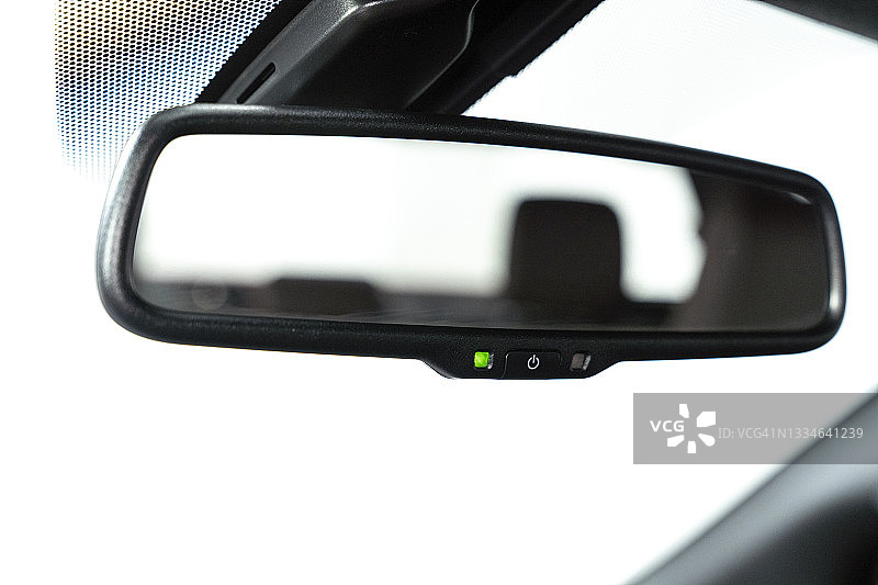 现代汽车内后视镜特写图片素材