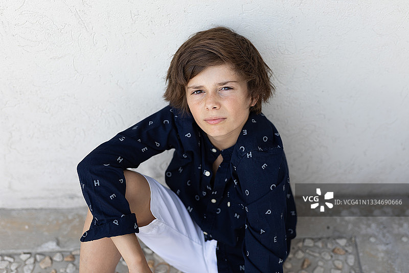 英俊的阿根廷青少年图片素材