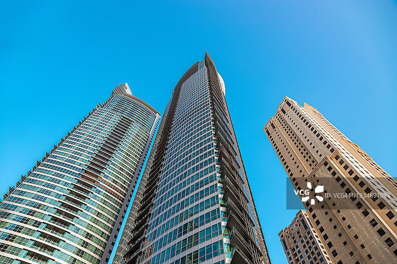 现代办公楼与住宅楼图片素材