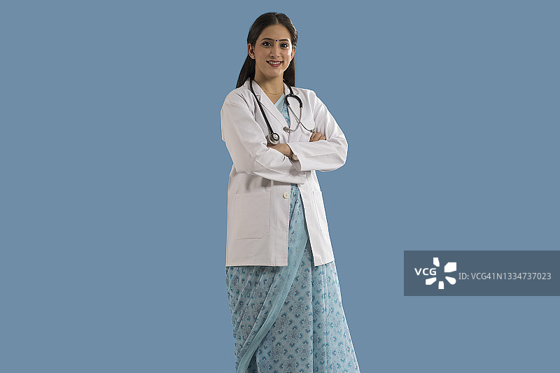 年轻女医生画像图片素材