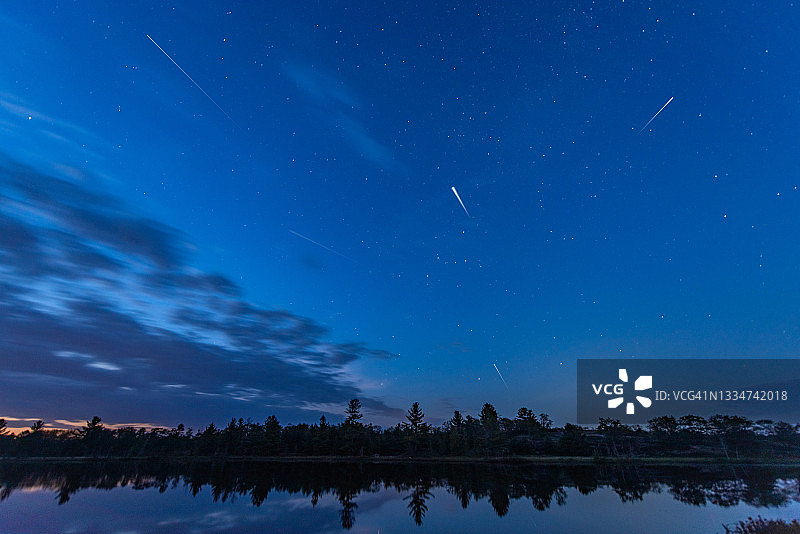 加拿大格雷文赫斯特的马斯科卡暗夜星空保护区图片素材