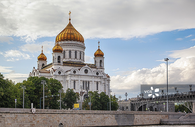 俄罗斯莫斯科救世主大教堂图片素材