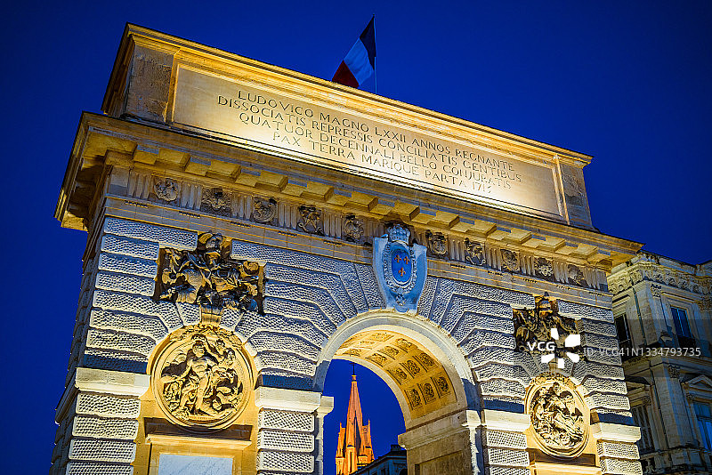 蒙彼利埃凯旋门图片素材