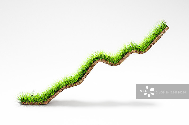 绿色草地图表图片素材