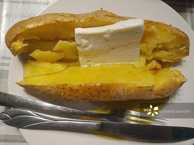 烤土豆图片素材