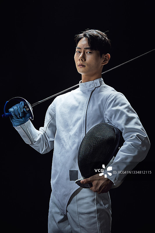 击剑运动员图片素材