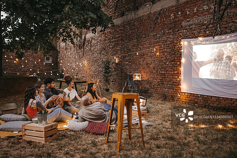电影之夜派对图片素材
