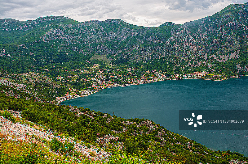 科托尔湾，科托尔斯卡博卡图片素材