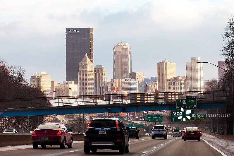 前往宾夕法尼亚州匹兹堡的交通图片素材