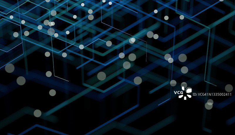 科技感蓝色背景图片素材