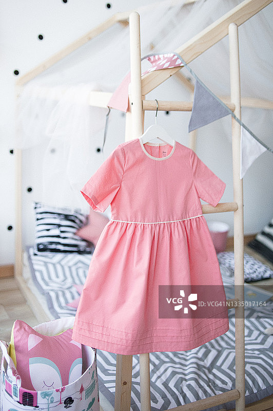 幼儿女孩的房间图片素材