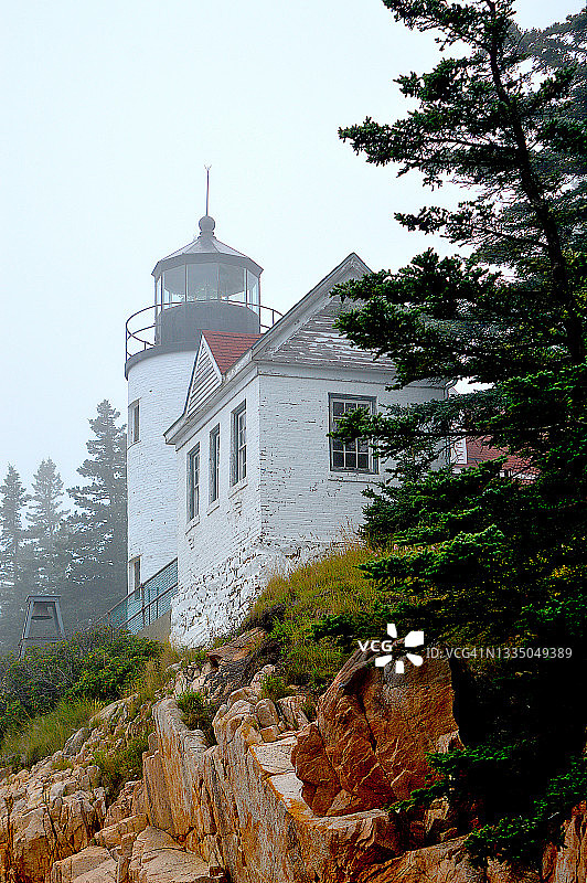 贝斯港灯塔图片素材
