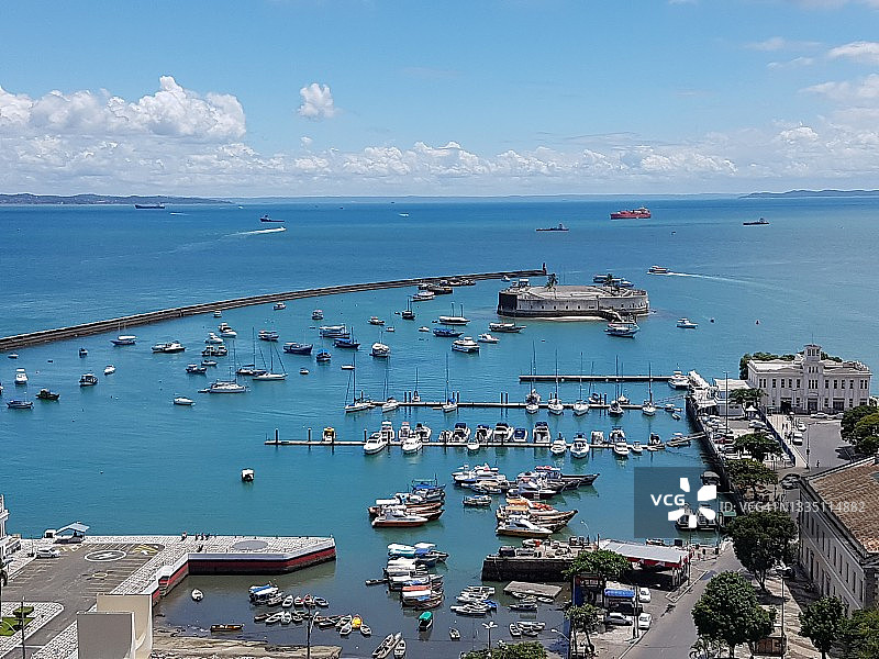 萨尔瓦多诸圣湾全景图片素材