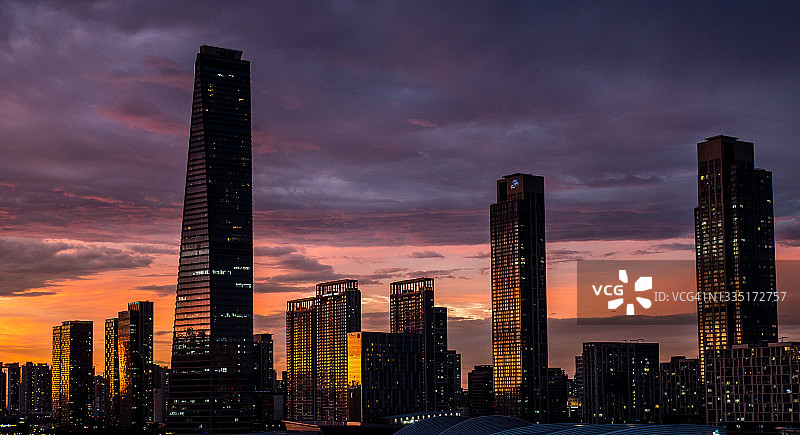 松岛的日落图片素材