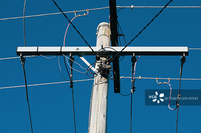 澳大利亚的电线杆图片素材