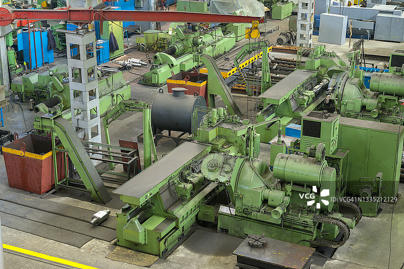 大型机械设备制造工业厂房图片素材