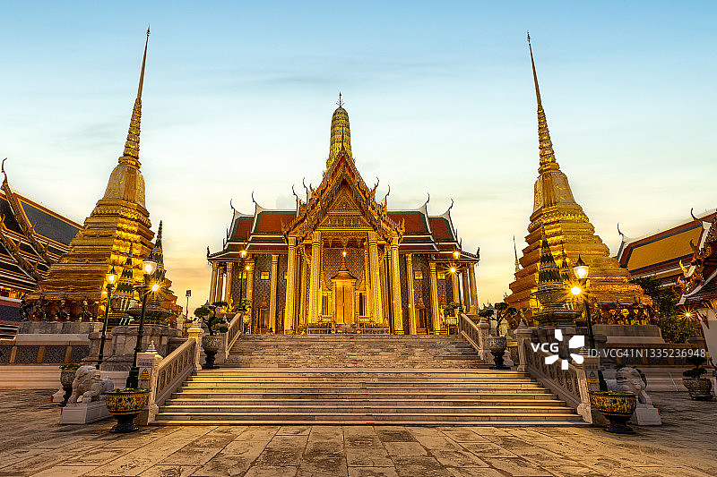 曼谷玉佛寺，又名 measures what Phra Kaew 寺图片素材