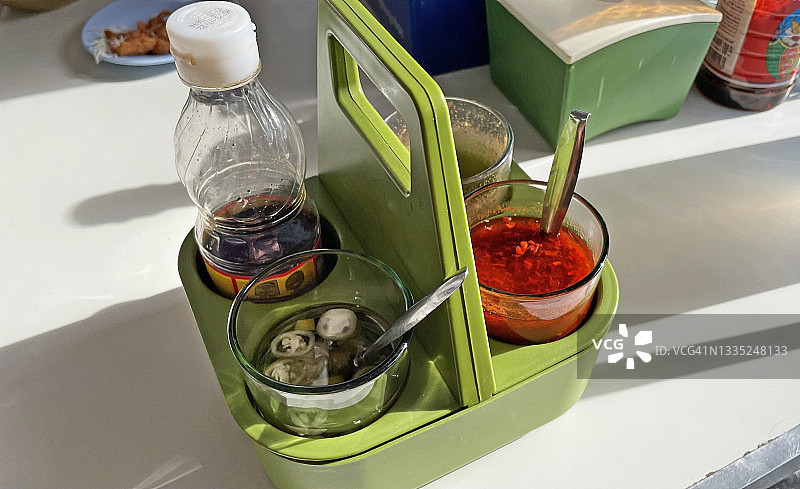 一组泰国调味品图片素材