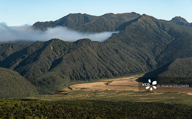 新西兰塔拉纳基地区埃格蒙特国家公园的迷人景色图片素材