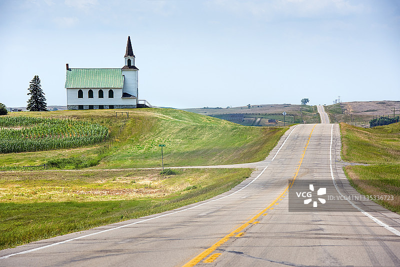 北达科他州路德教堂图片素材