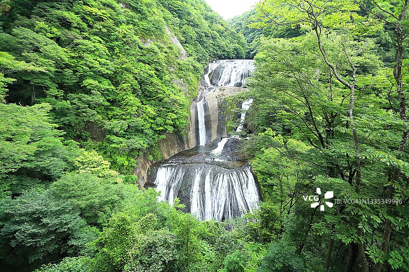 袋田瀑布美景图片素材