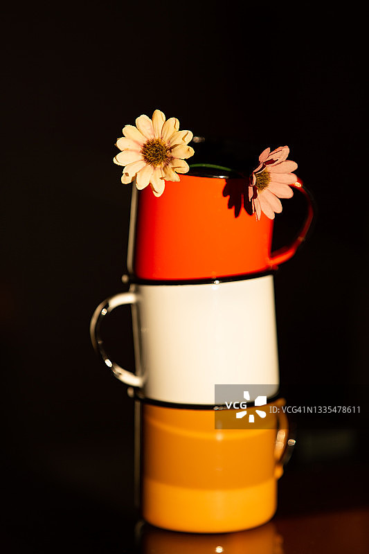 彩色马克杯图片素材