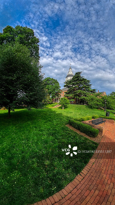 马里兰州安纳波利斯历史街区图片素材
