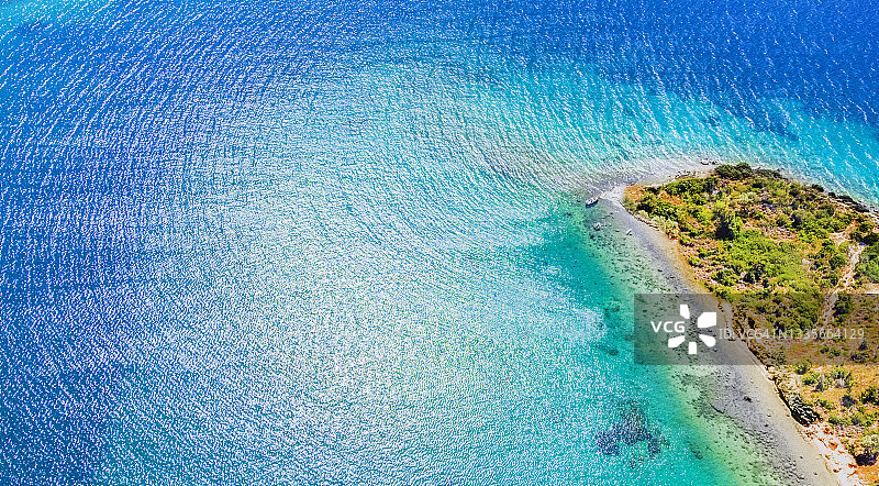 岛屿与美丽的海景图片素材